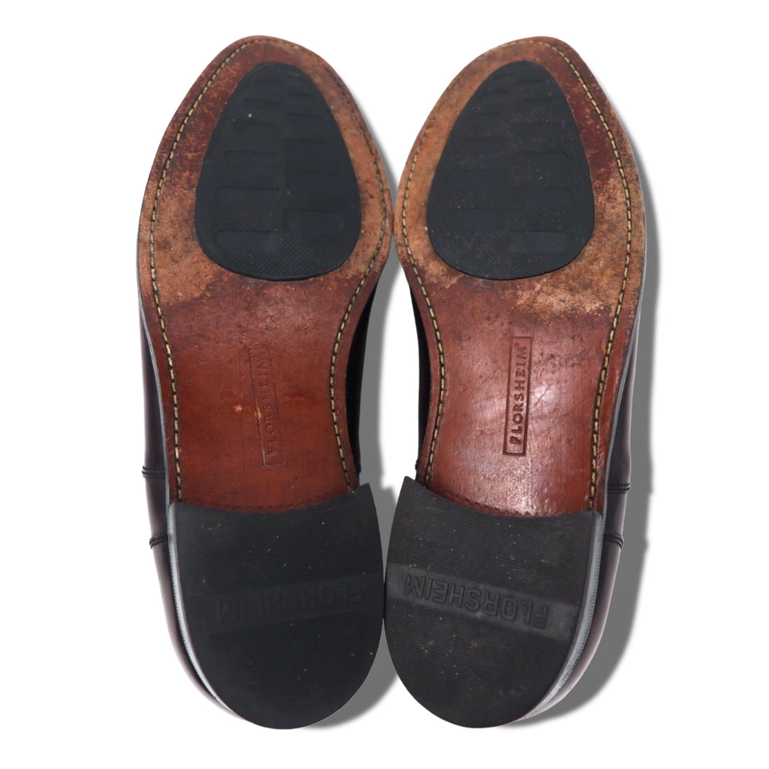 FLORSHEIM Straight Tip Oxford Shoes 27cm Burgundy Leather 536656 898 02