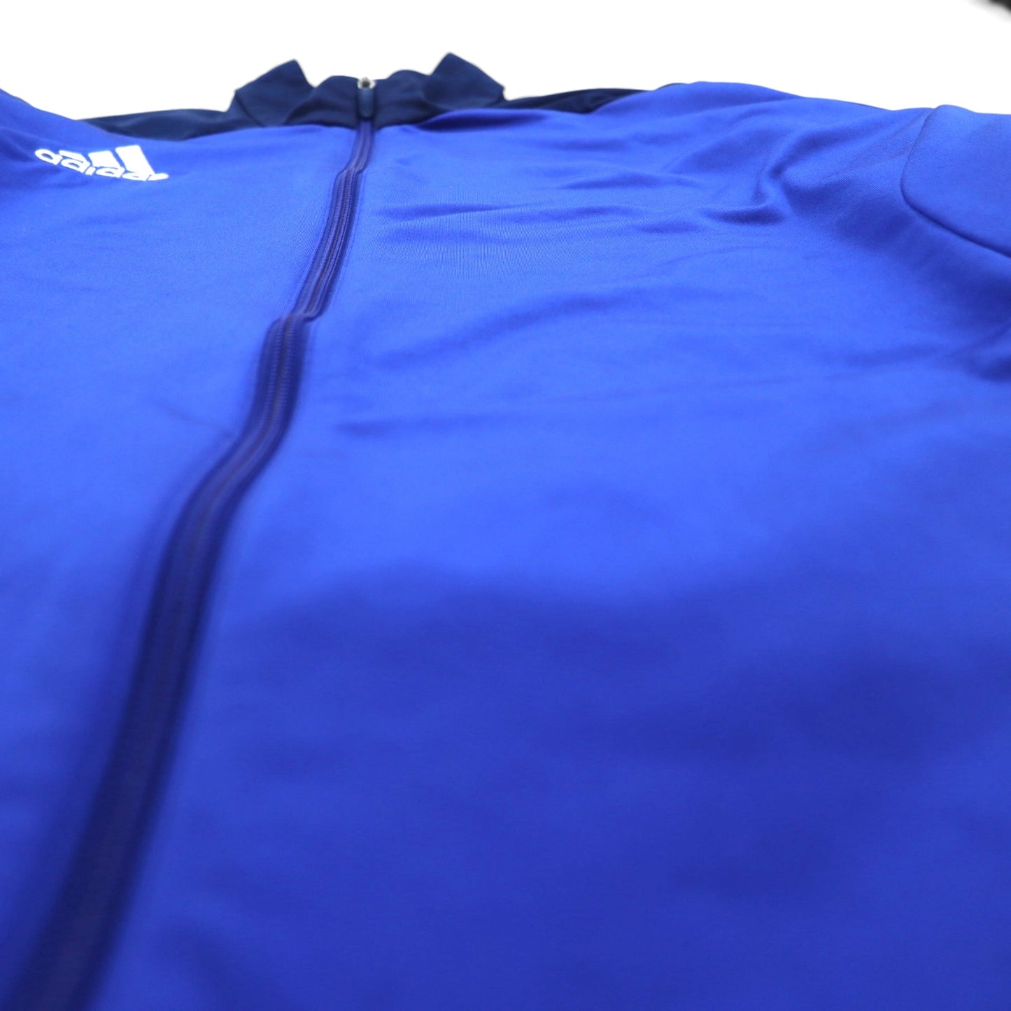 adidas 3ストライプス トラックジャケット ジャージ 4XL ブルー ポリエステル F49711