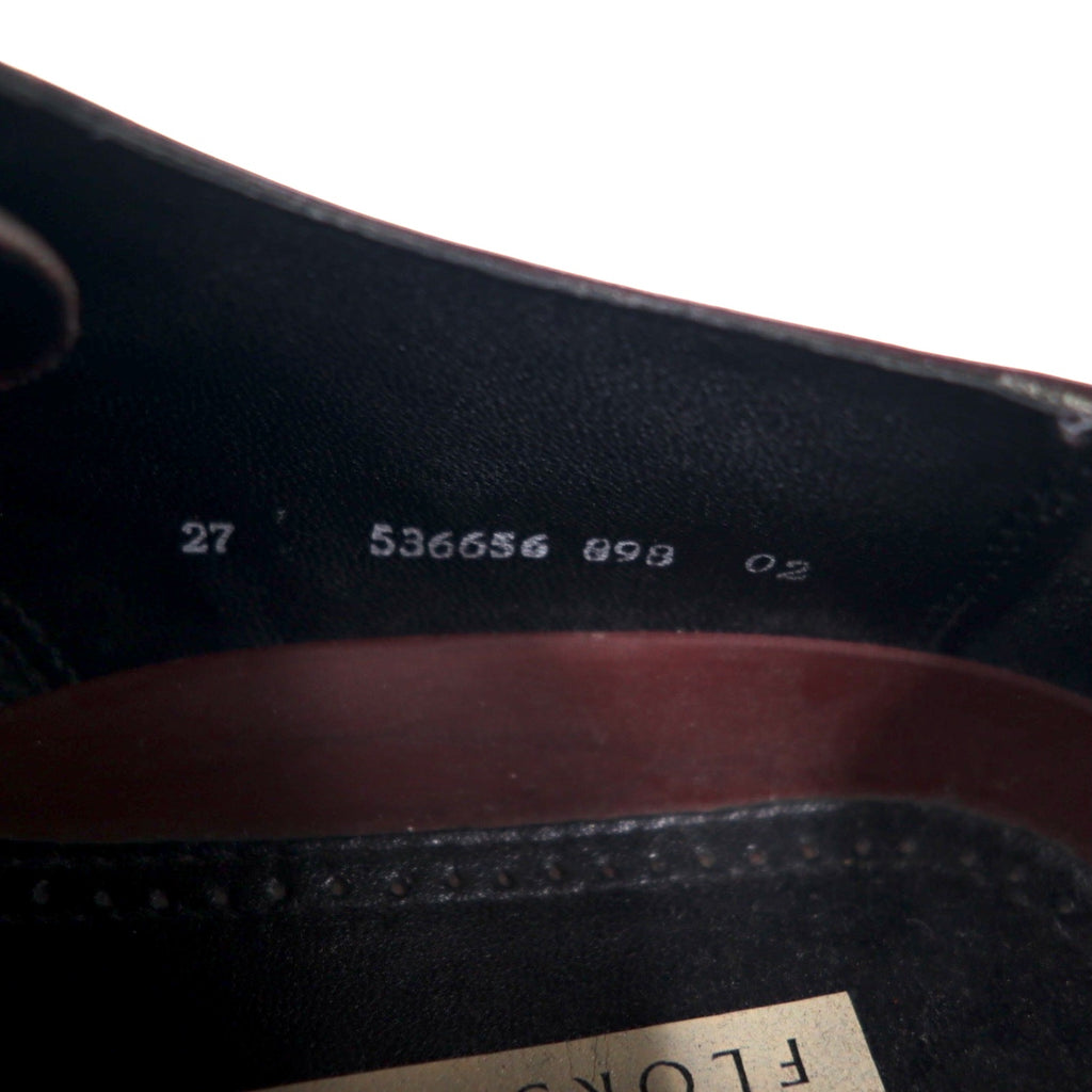 FLORSHEIM Straight Tip Oxford Shoes 27cm Burgundy Leather 536656 898 02