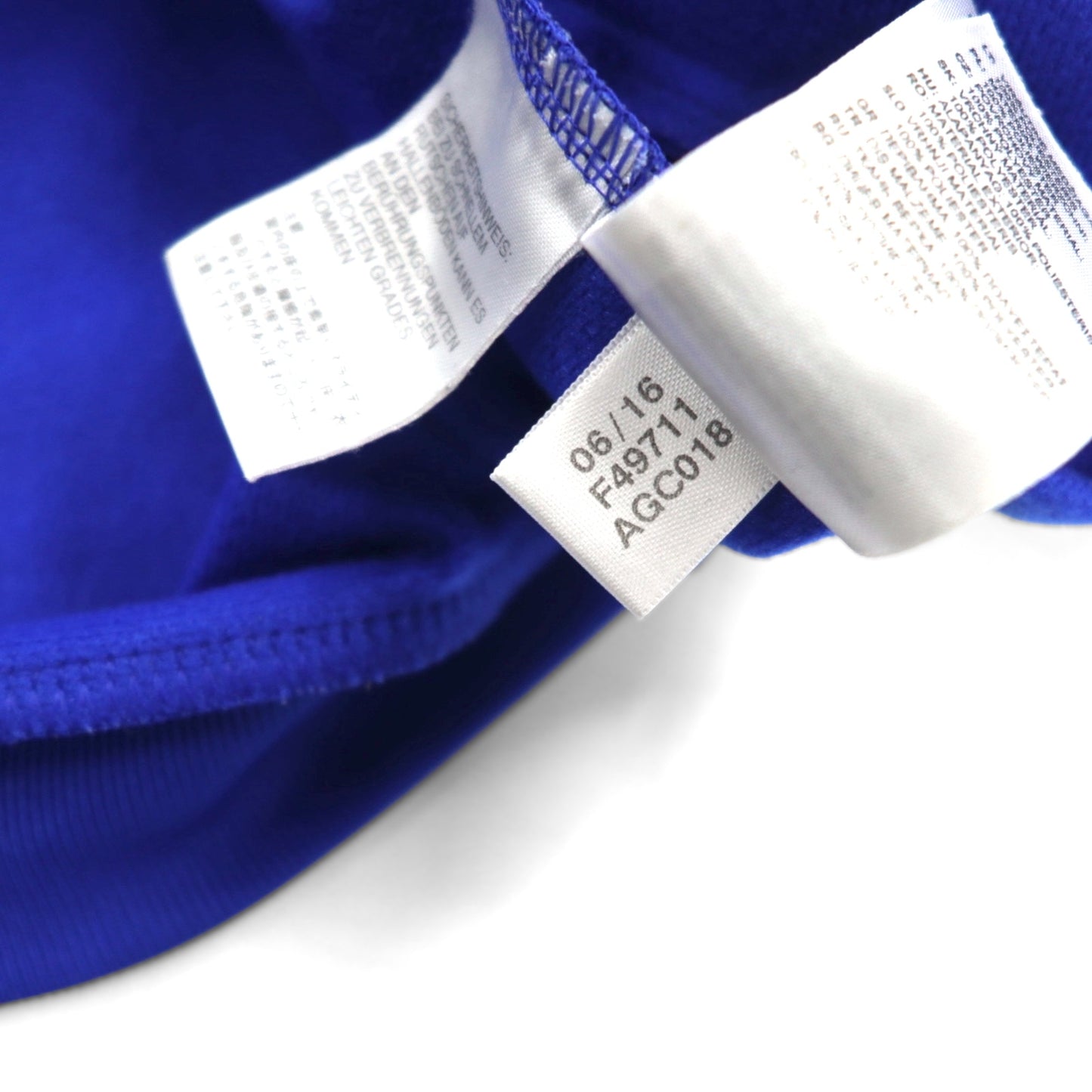 adidas 3ストライプス トラックジャケット ジャージ 4XL ブルー ポリエステル F49711