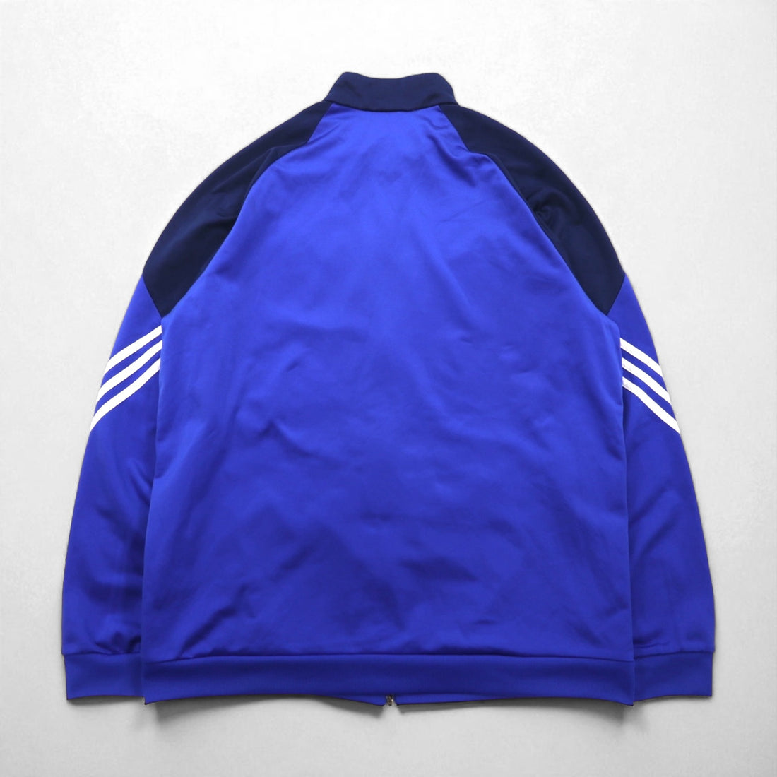 adidas 3-Stripes Track Jacket, Size 4XL, Blue, Polyester, F49711