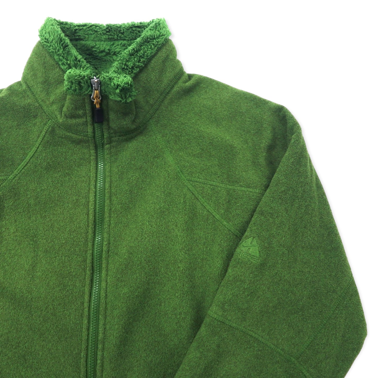 NIKE ACG フルジップ フリースジャケット M カーキ ポリエステル