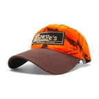 MOSSY OAK Real Tree Camo Outdoor Cap FREE Belt Orange Cotton Steve's