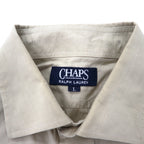 CHAPS RALPH LAUREN 90年代 ドレスシャツ L ベージュ コットン 日本製