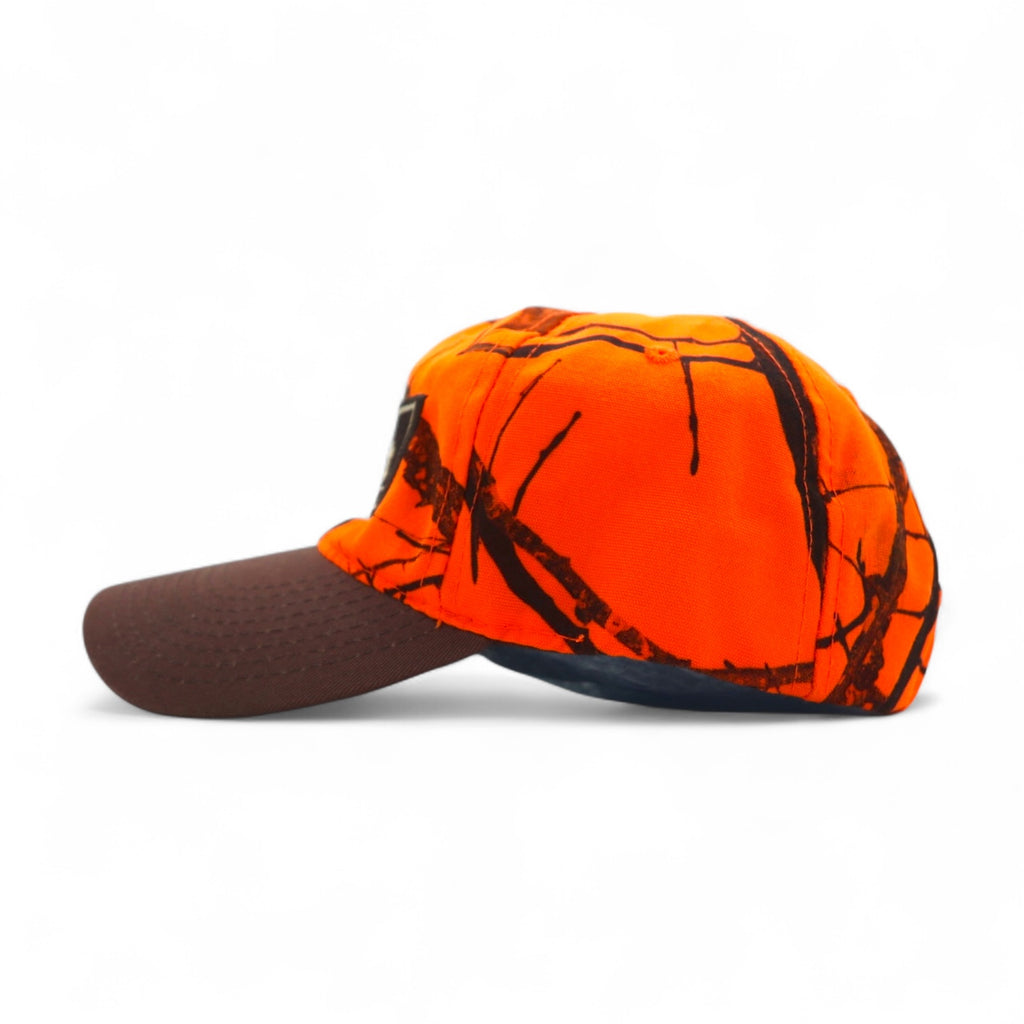 MOSSY OAK Real Tree Camo Outdoor Cap FREE Belt Orange Cotton Steve's