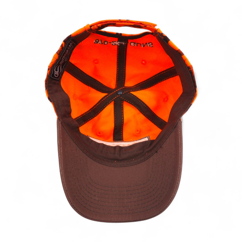 MOSSY OAK Real Tree Camo Outdoor Cap FREE Belt Orange Cotton Steve's