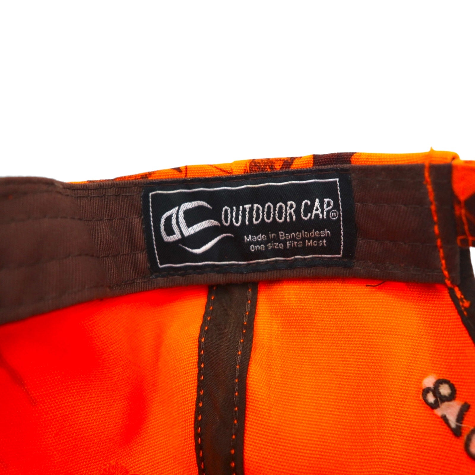 MOSSY OAK Real Tree Camo Outdoor Cap FREE Belt Orange Cotton Steve's