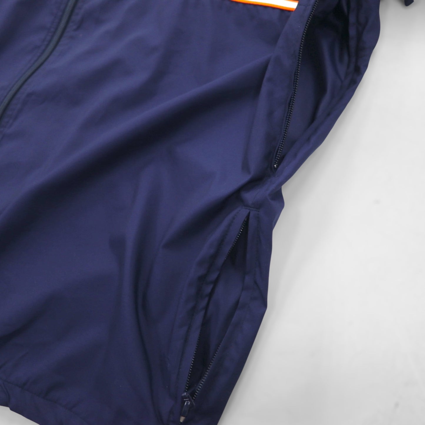 RLX Ralph Lauren スタンドカラー トラックジャケット 2XL ネイビー ドローコード サイドジップポケット