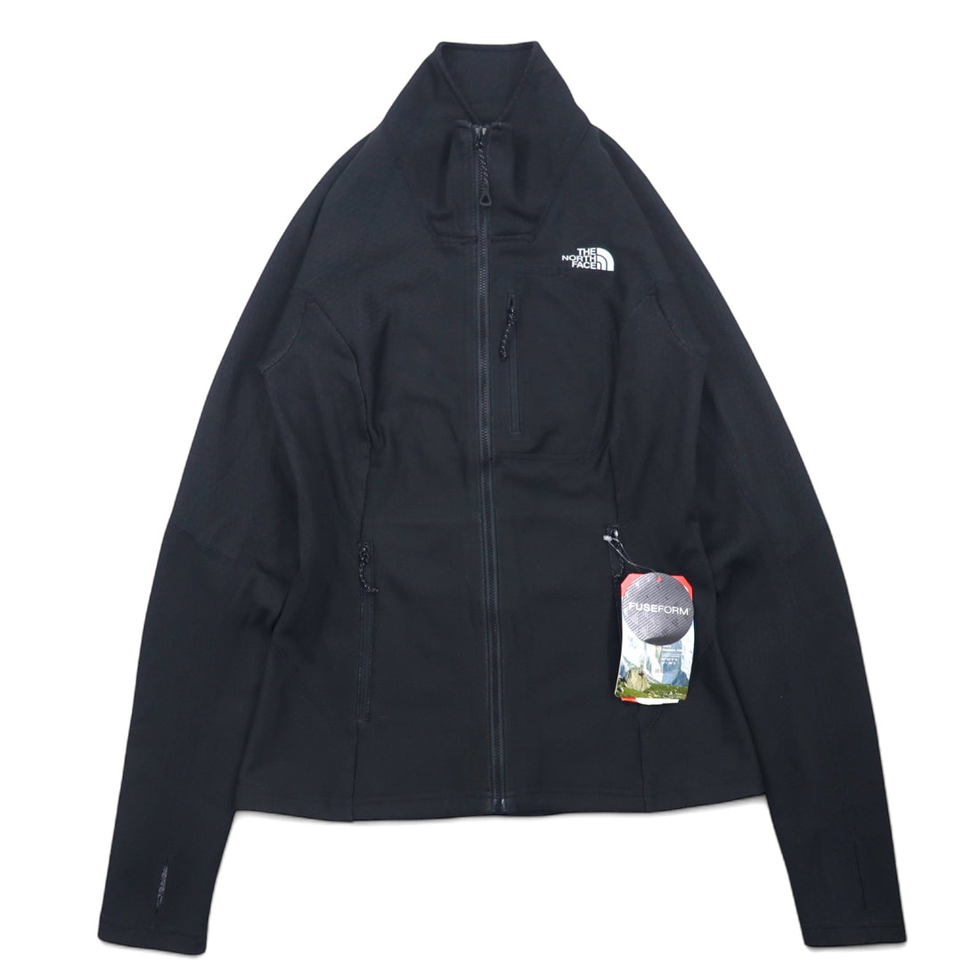 日本然リトテ-古着オンライン-THE NORTH FACE ヒューズフォーム FUSEFORM ソフトシェルジャケット XS ブラック ポリエステル ストレッチ NF00CF4GCGW 未使用品-THE NORTH FACE FUSEFORM Soft Shell Jacket XS Black Polyester Stretch NF00CF4GCGW Unused