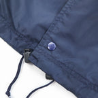 Champion 90年代 ロング コーチジャケット M ネイビー スクリプトロゴ バックプリント