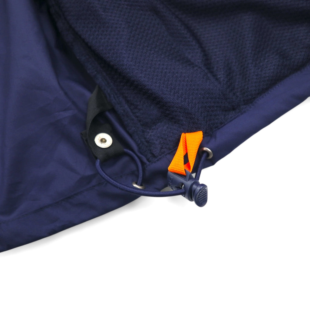 RLX Ralph Lauren スタンドカラー トラックジャケット 2XL ネイビー ドローコード サイドジップポケット