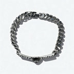 VERSACE Vintage Medusa Kihei Chain Bracelet Silver Made in Italy