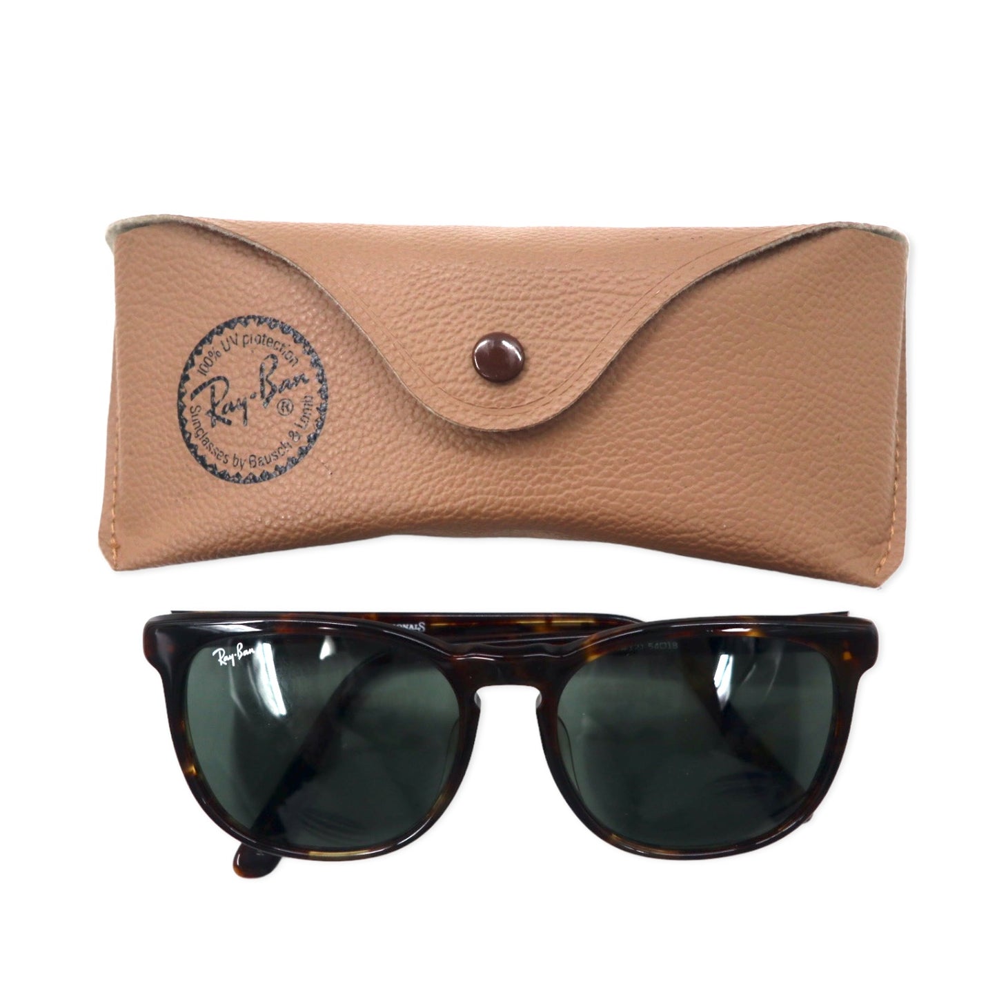 Ray-Ban TRADITIONAL ボストン サングラス ブラウン ベッコウ KISSENA 54◻︎18