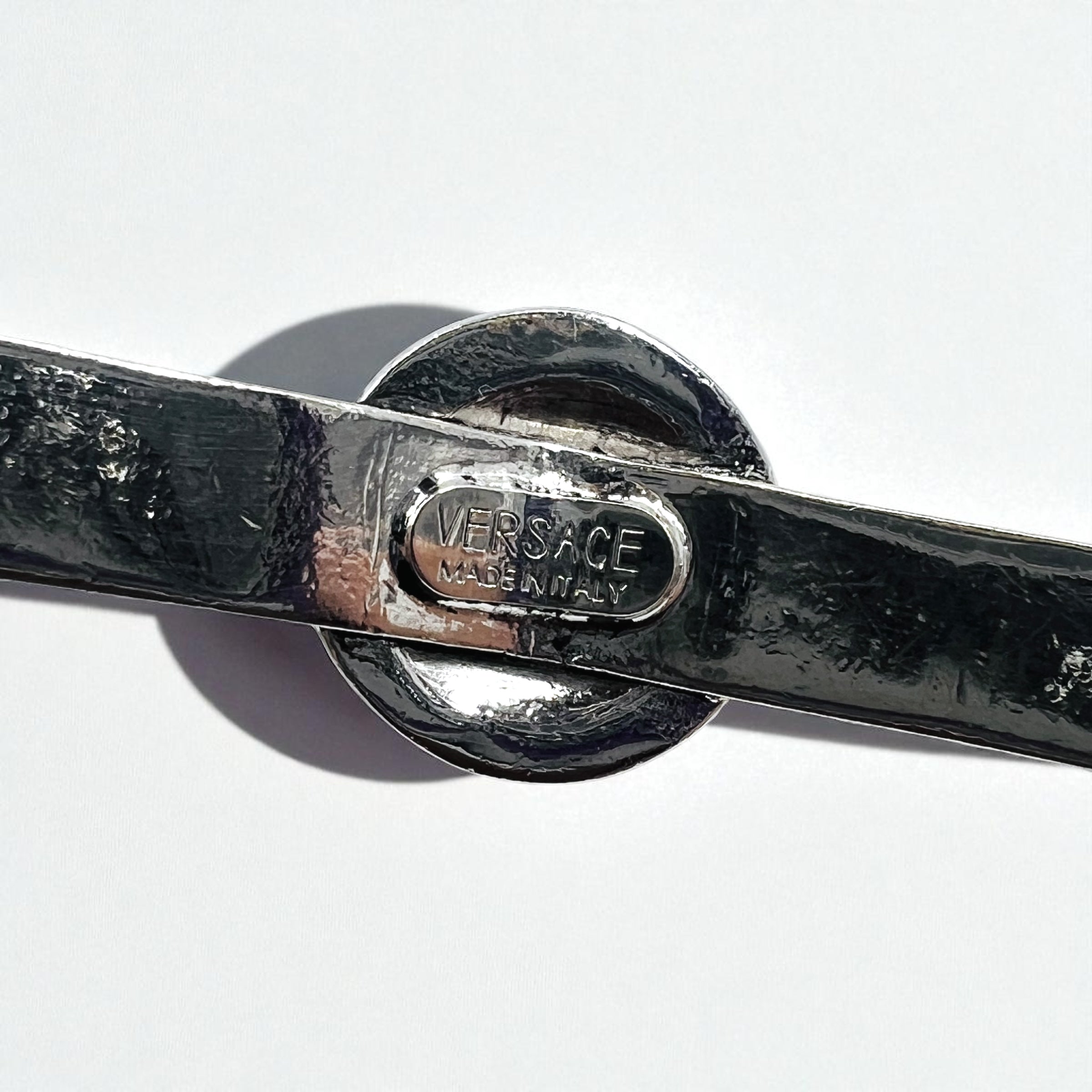 VERSACE ヴィンテージ メデューサ 喜平 チェーン ブレスレット シルバー VERSACE ヴィンテージ メデューサ 喜平 チェーン ブレスレット