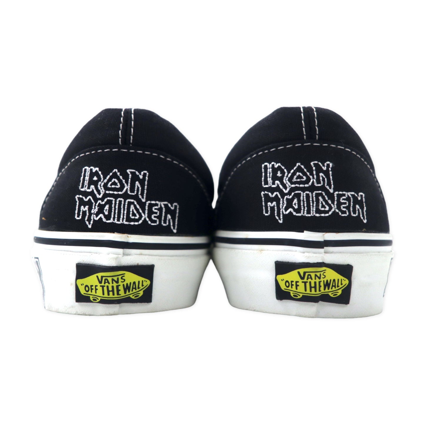 VANS × IRON MAIDEN スリッポン スニーカー 27.5cm ブラック アイアンメイデン バンド 総柄 KILLER SLIP-ON