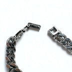 VERSACE Vintage Medusa Kihei Chain Bracelet Silver Made in Italy