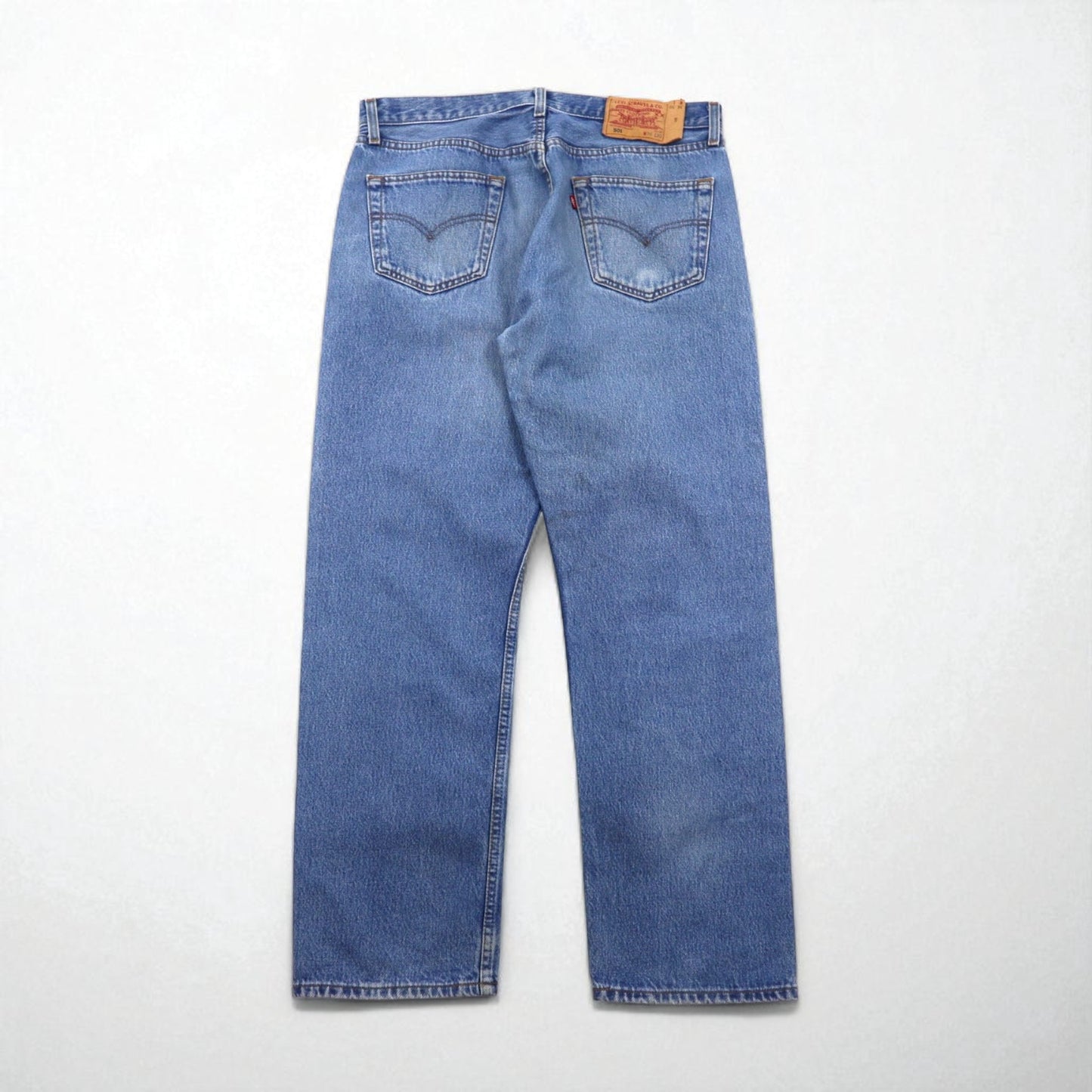 Levi's 00s Euro Levi's 501 Denim Pants, Size L, Indigo and Blue, Button Fly, 00501 0114, Made in Poland