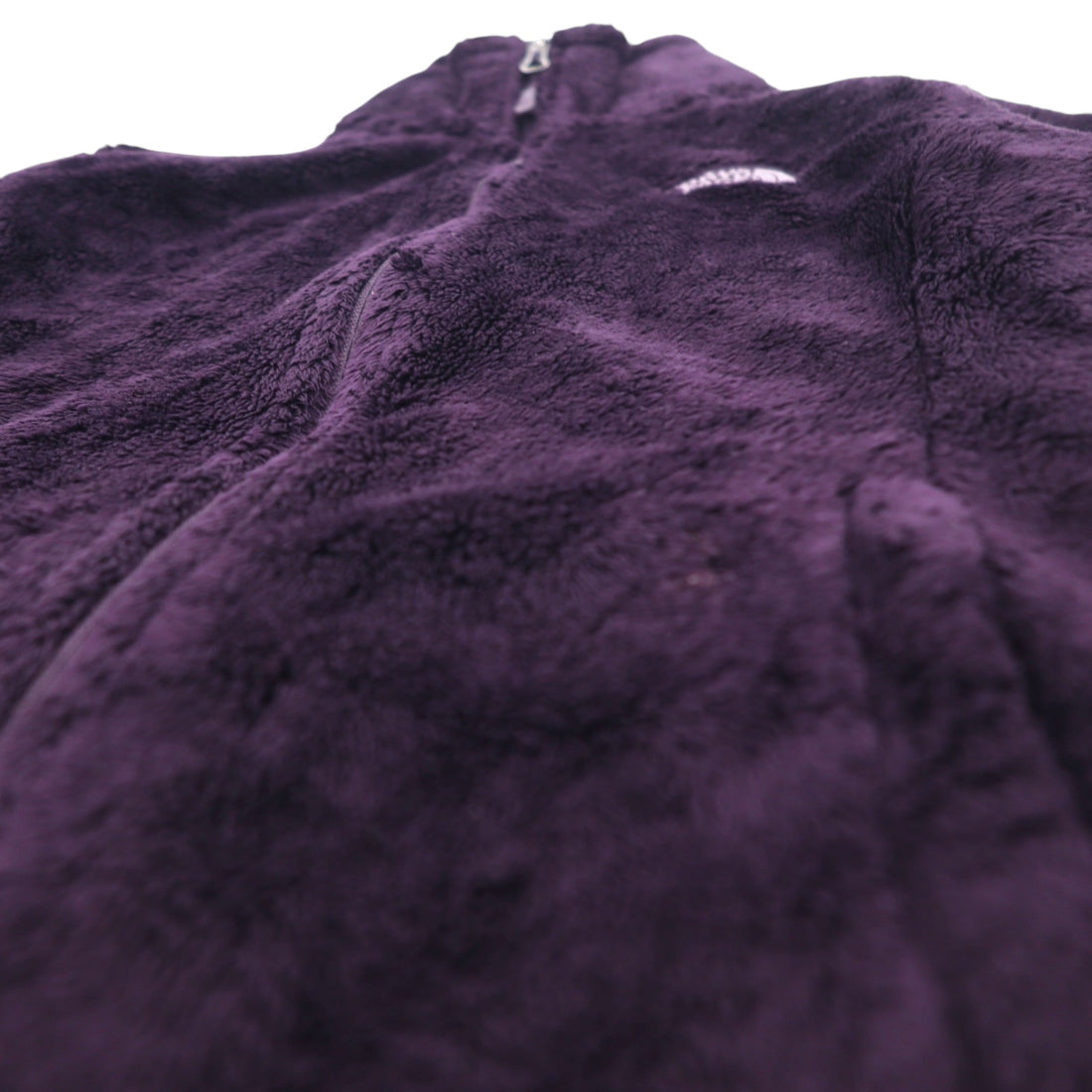 THE NORTH FACE Full Zip Fleece Jacket S Purple Polyester Logo Embroidery Osito 2 Jacket NF00C782
