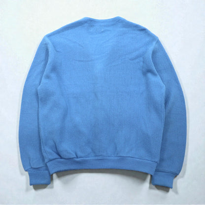 IZOD LACOSTE 70年代 糸巻きタグ ニット カーディガン L ブルー アクリル