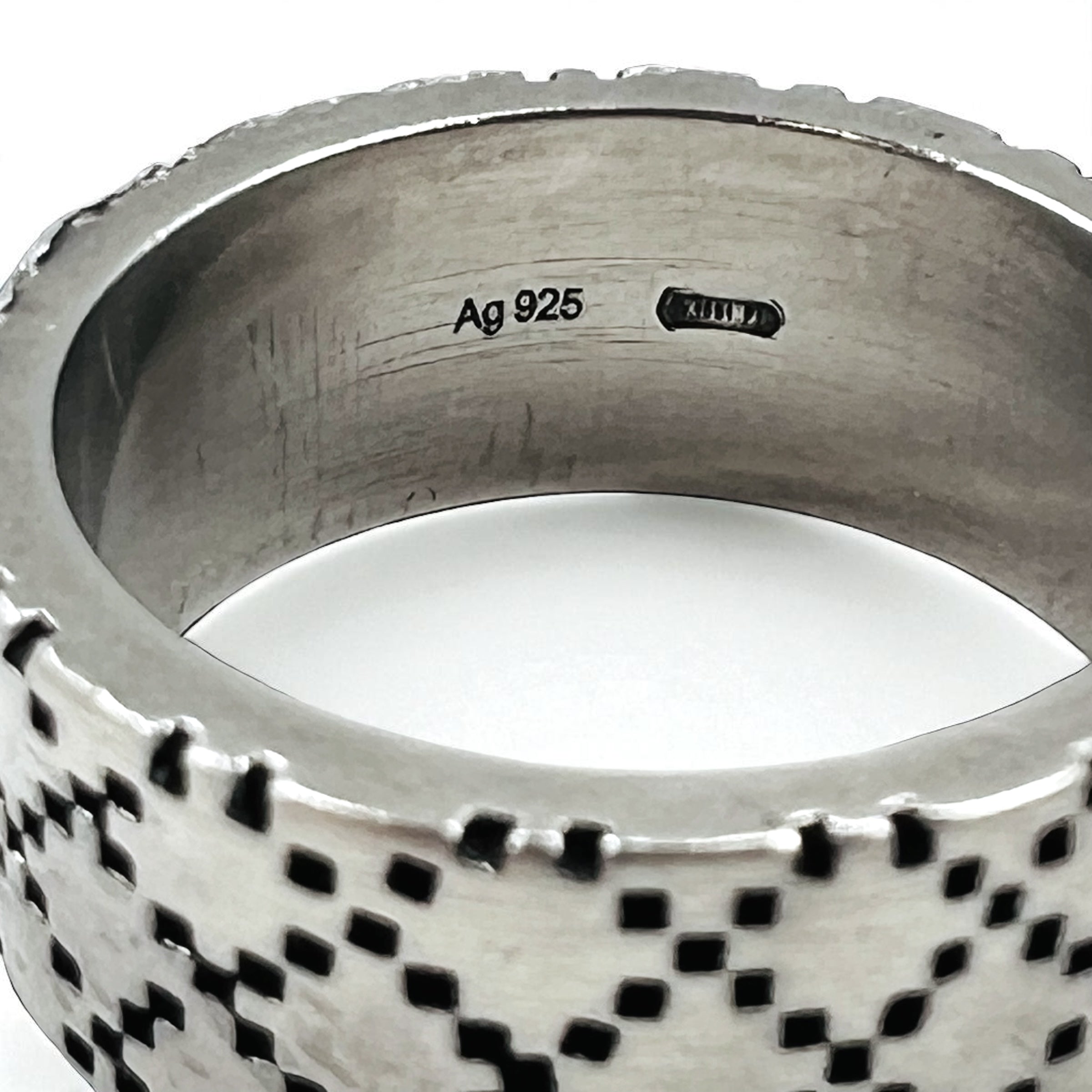 GUCCI グッチ ディアマンテ リング AG925 指輪 シェリーライン 磨き済】GUCCI グッチ ディアマンテ リング シェリーライン 指輪