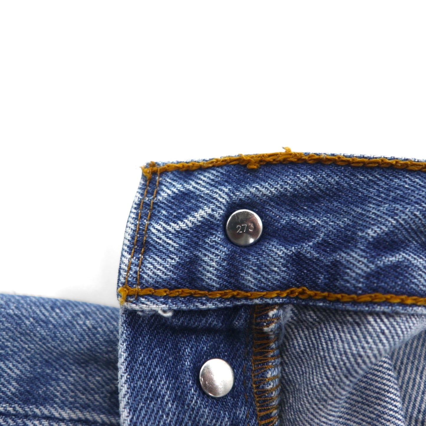 Levi's 00s Euro Levi's 501 Denim Pants, Size L, Indigo and Blue, Button Fly, 00501 0114, Made in Poland