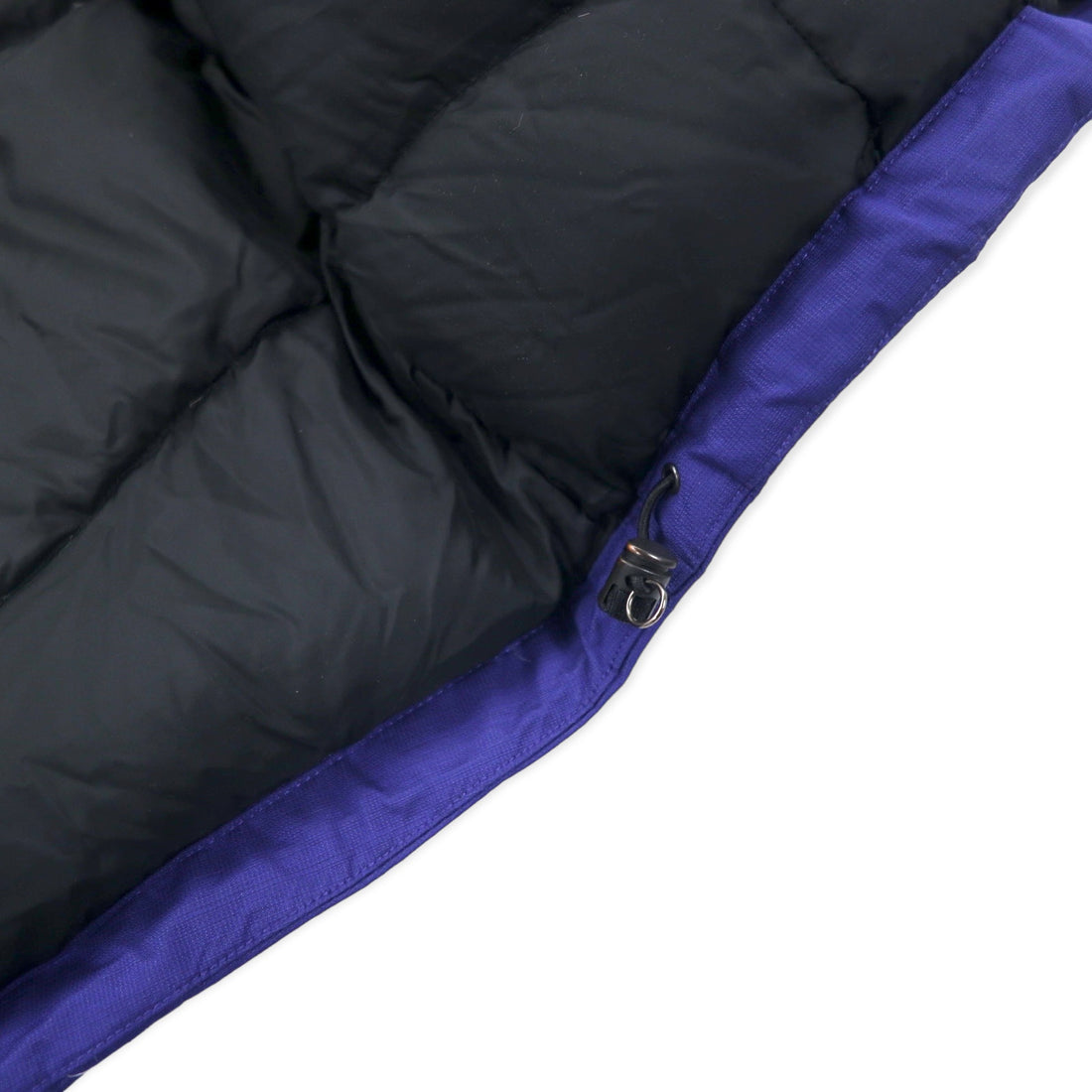 Eddie Bauer Weather Edge Down Parka Down Coat L Navy Polyester Fur Detachable WEATHER EDGE