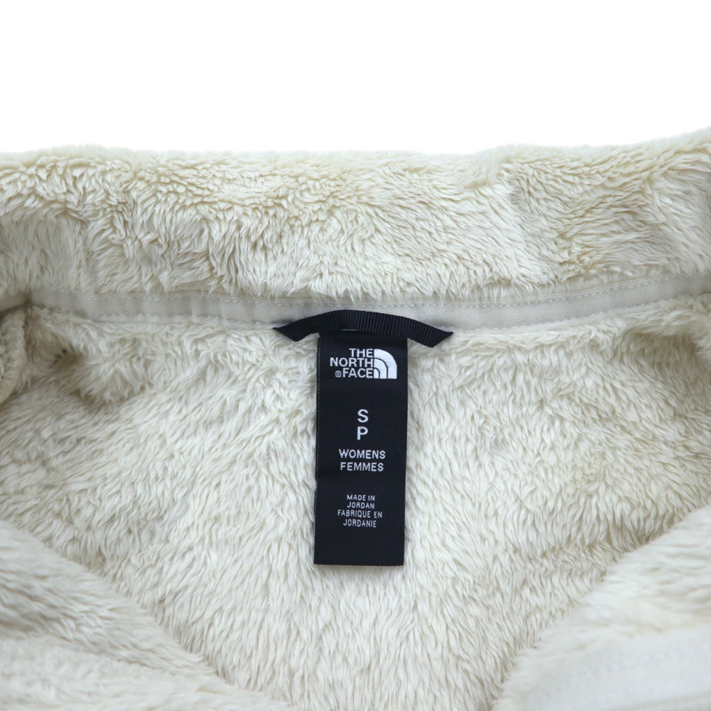 THE NORTH FACE Full Zip Fleece Jacket S Beige Polyester Logo Embroidery Osito Jacket NF0A3XBD