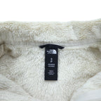 THE NORTH FACE Full Zip Fleece Jacket S Beige Polyester Logo Embroidery Osito Jacket NF0A3XBD