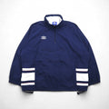 UMBRO 00s Half-Zip Anorak Jacket, XL, Navy, One-Point Logo, Kangaroo Pocket