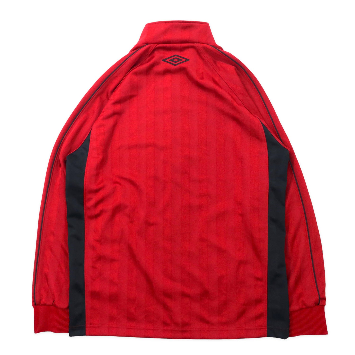 UMBRO 00s TRACK JACKET Jersey L Red One Point Logo Embroidery 