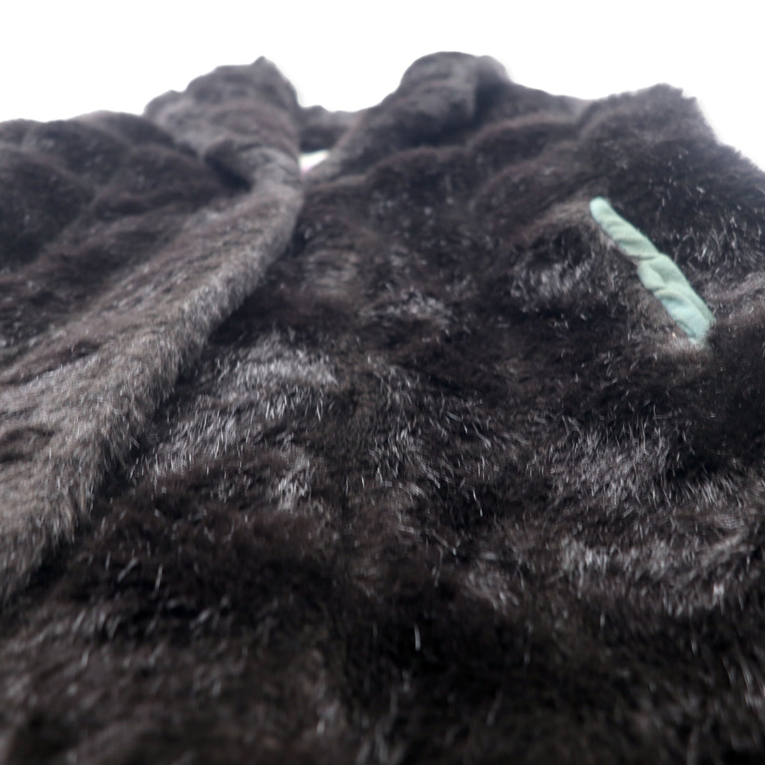 Monterey USA製 90年代 フェイクファージャケット ファーコート 10 ブラック アクリル