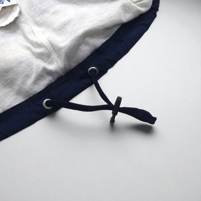 UMBRO 00s Half-Zip Anorak Jacket, XL, Navy, One-Point Logo, Kangaroo Pocket