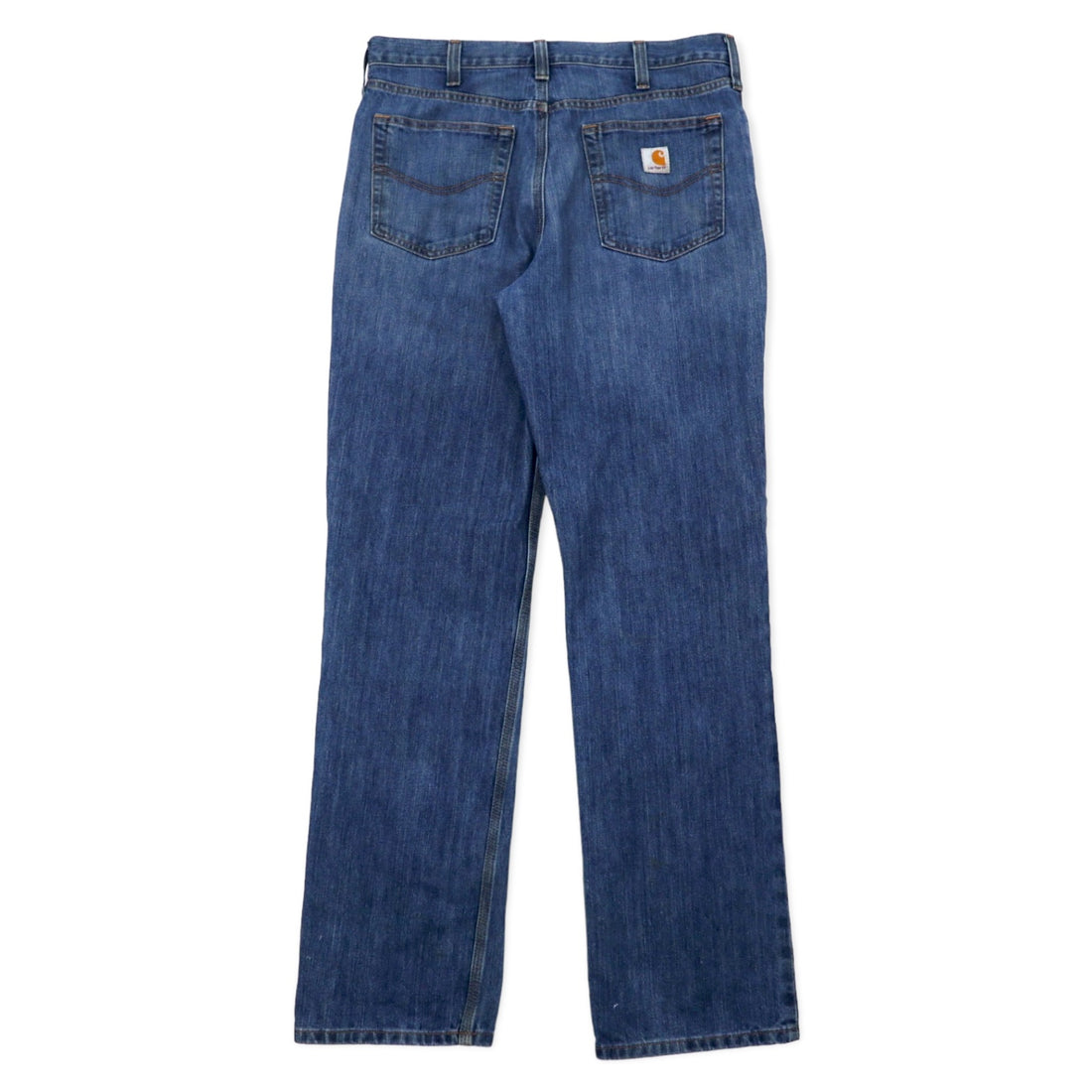 Carhartt Relaxed Fit Denim Pants Size 34 Blue Cotton Zipper Fly 101483-980 Made in Mexico