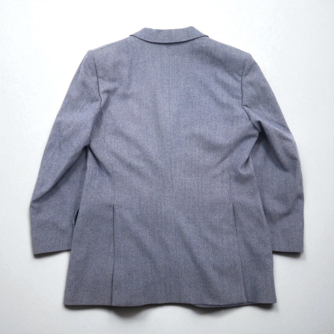 BURBERRY Cashmere Blend 3B Tailored Jacket, Size L, Blue, Wool, Made in Japan