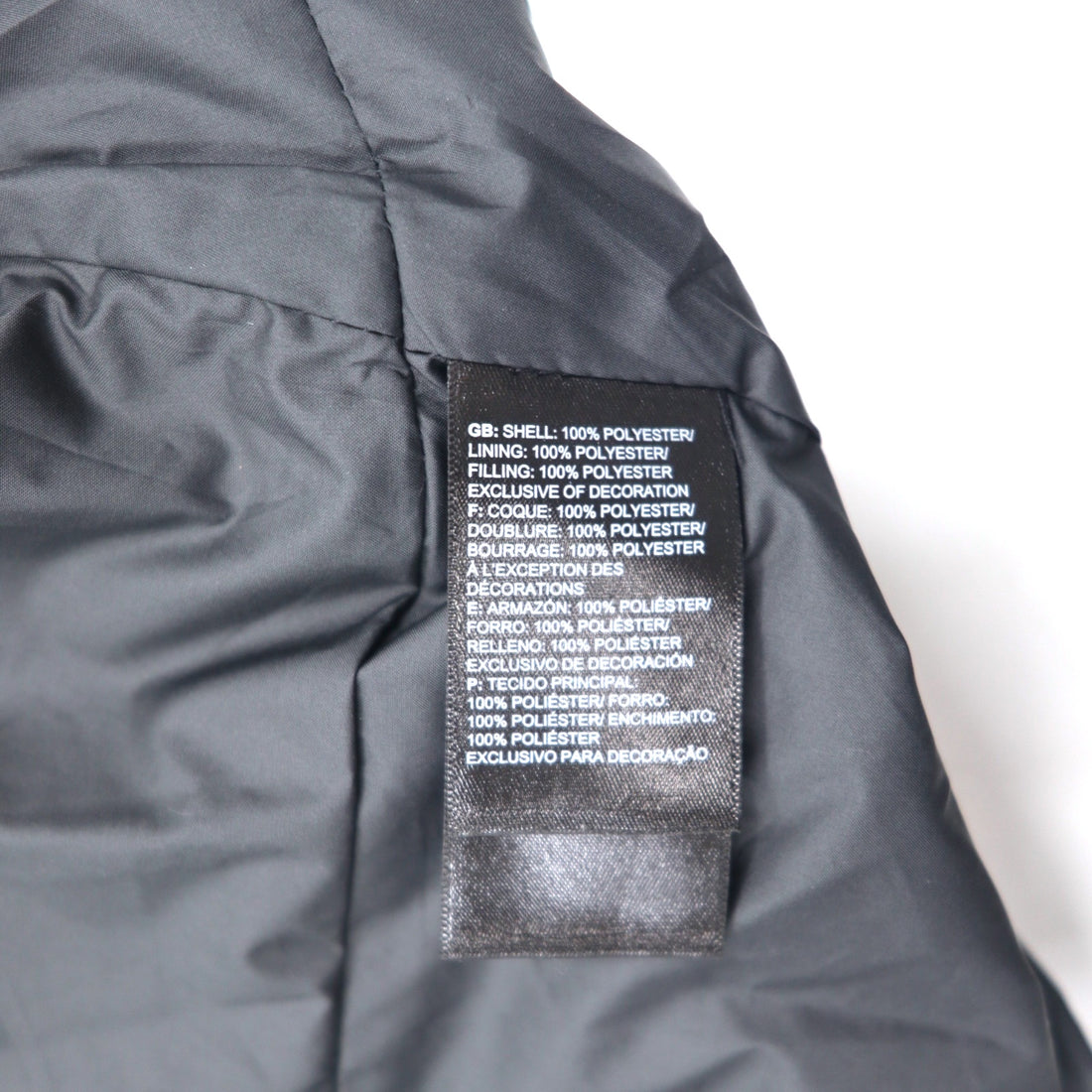 THE NORTH FACE Insulated Jacket, Padded Down Jacket, L, Black, Polyester, Logo Embroidery, Everyday Insulated Jacket, NF0A529LJK3, Unused Item