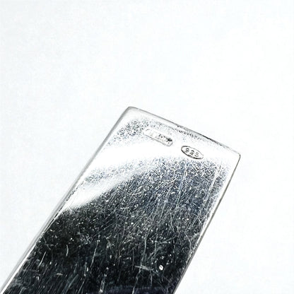 GUCCI トレードマーク Gモチーフ ロゴプレート チェーン ネックレス ペンダント SV925 イタリア製