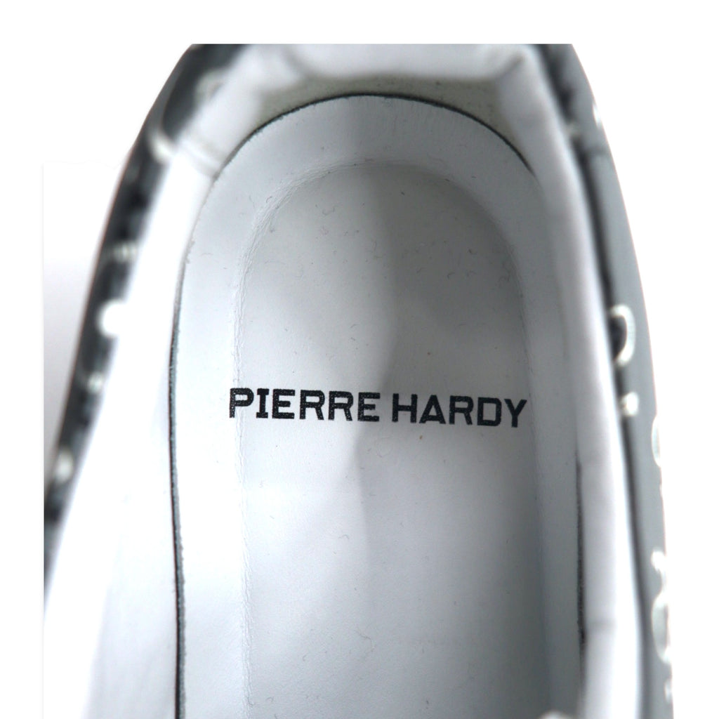 PIERRE HARDY オリースニーカー 23cm イエロー グレー バンダナ柄 レザー GREY-YELLOW BANDANA ポルトガル製