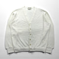 80s USA Vintage Cardigan LORD JEFF カーディガン L ホワイト アクリル 80年代 USA製