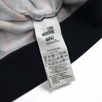 LOVE MOSCHINO ファイヤーパターン スウェット M ブラック コットン トルコ製