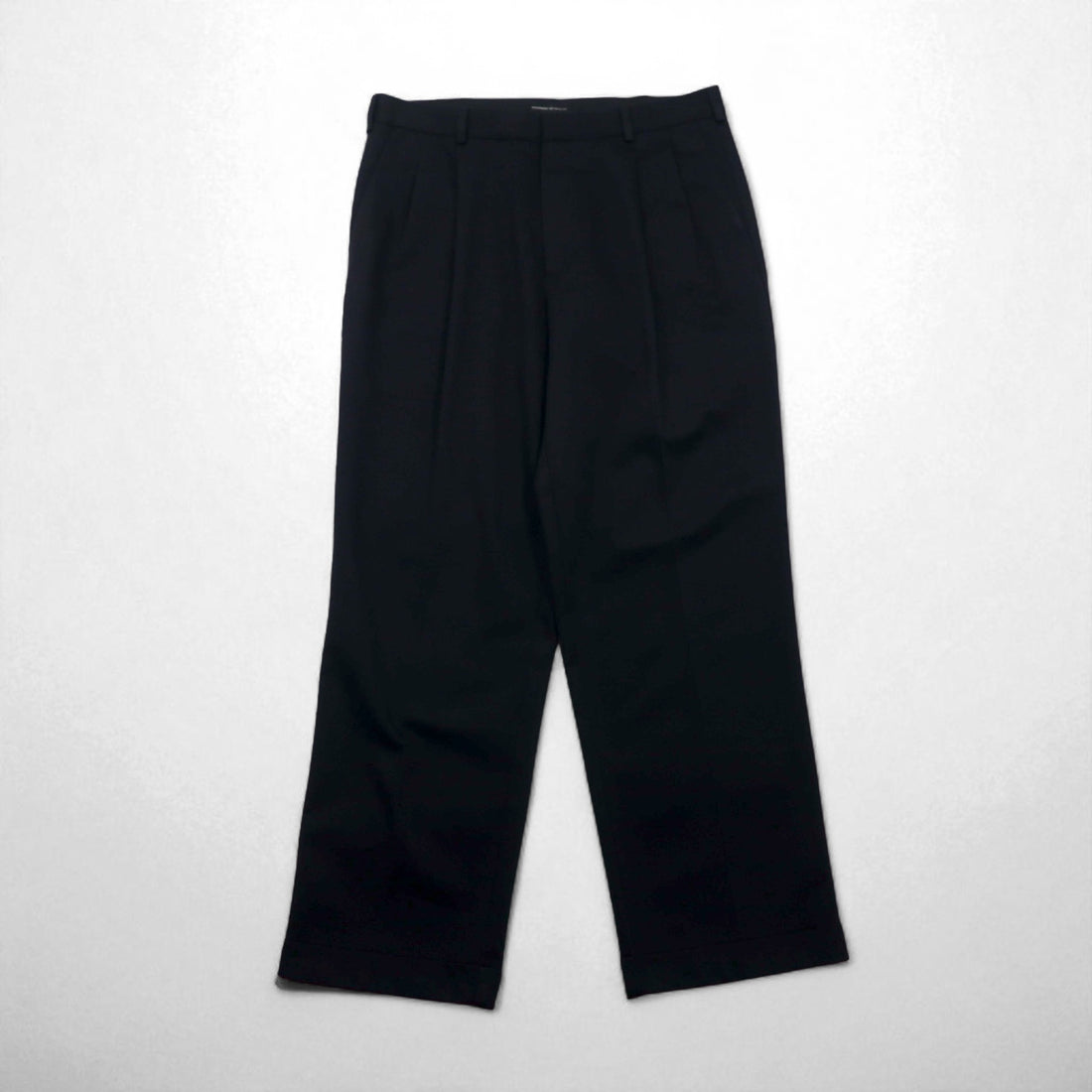 DOCKERS PREMIUM ( Levi's ) リラックスフィット 2タック ワイド チノパンツ L ネイビー コットン