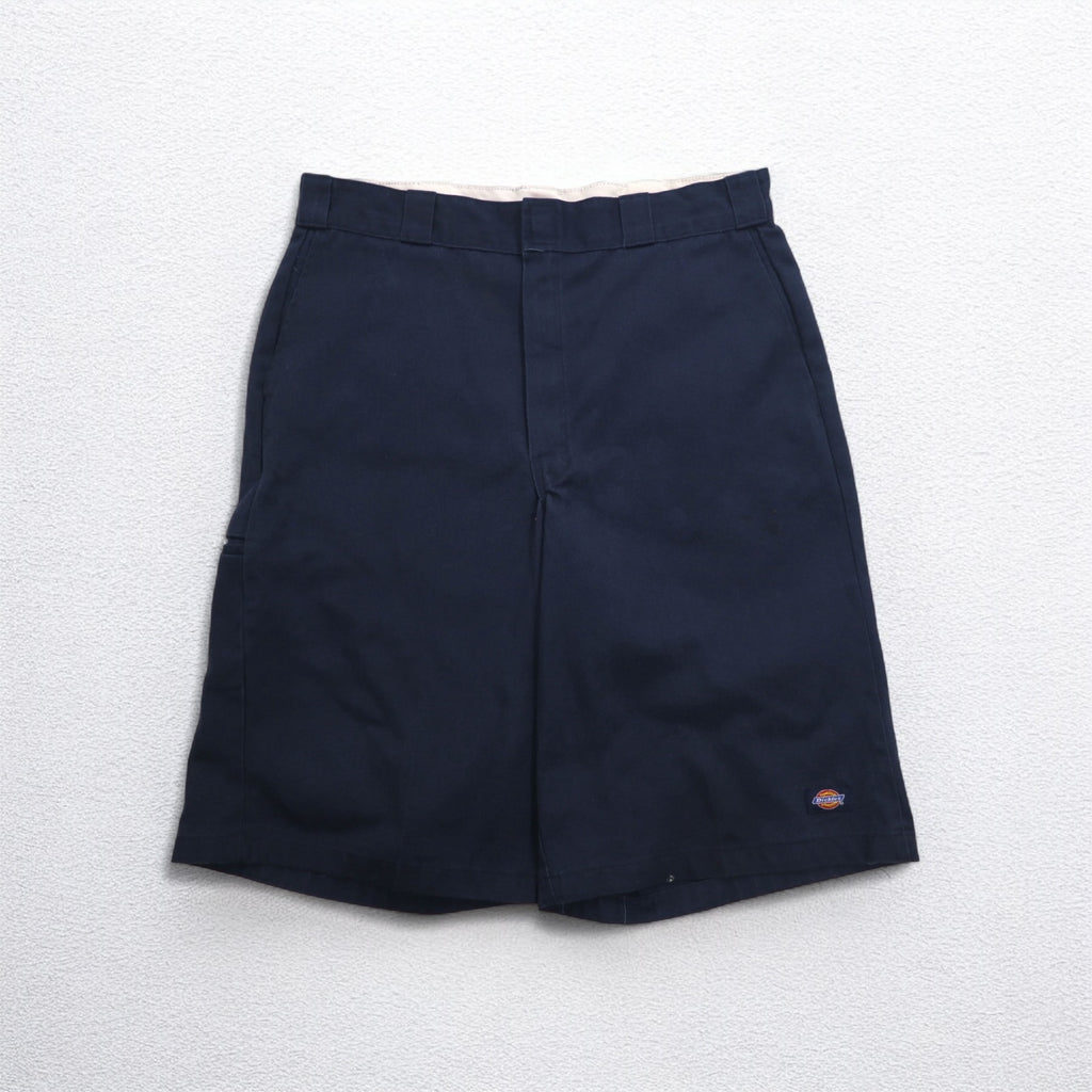 Dickies ハーフパンツ ワーク ショートパンツ L ネイビー ポリエステル コットン ホンジュラス製