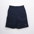 Dickies ハーフパンツ ワーク ショートパンツ L ネイビー ポリエステル コットン ホンジュラス製