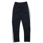 adidas originals Track pants Jersey M Black Side 3 Stripes Snap Trefoil logo Embroidery Big Boy's Snap Black Track Pants CV8312