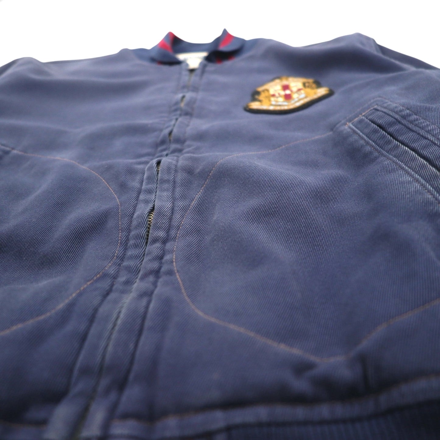 Polo by Ralph Lauren 90年代 スウィングトップ スポーツジャケット ブルゾン M ネイビー TALONジップ リブライン