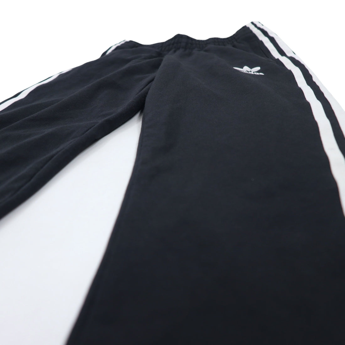 adidas originals Track pants Jersey M Black Side 3 Stripes Snap Trefoil logo Embroidery Big Boy's Snap Black Track Pants CV8312