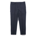 URU Zip Slit Easy Slacks Pants M Navy Wool Tapered 16SUP03 Made in Japan