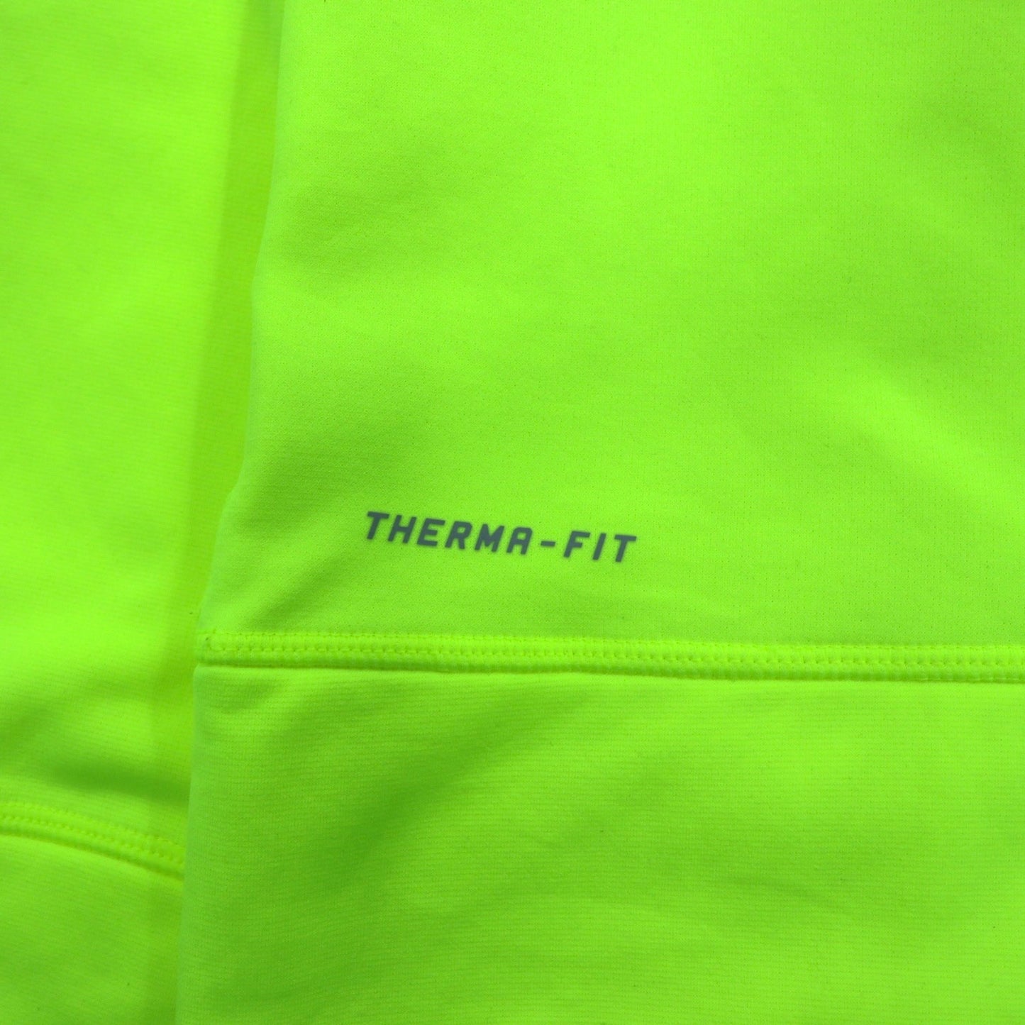 NIKE プルオーバー THERMA-FIT サーマフィット パーカー L イエロー サムホール フロントポケット 548804-703
