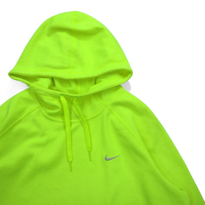 NIKE プルオーバー THERMA-FIT サーマフィット パーカー L イエロー サムホール フロントポケット 548804-703