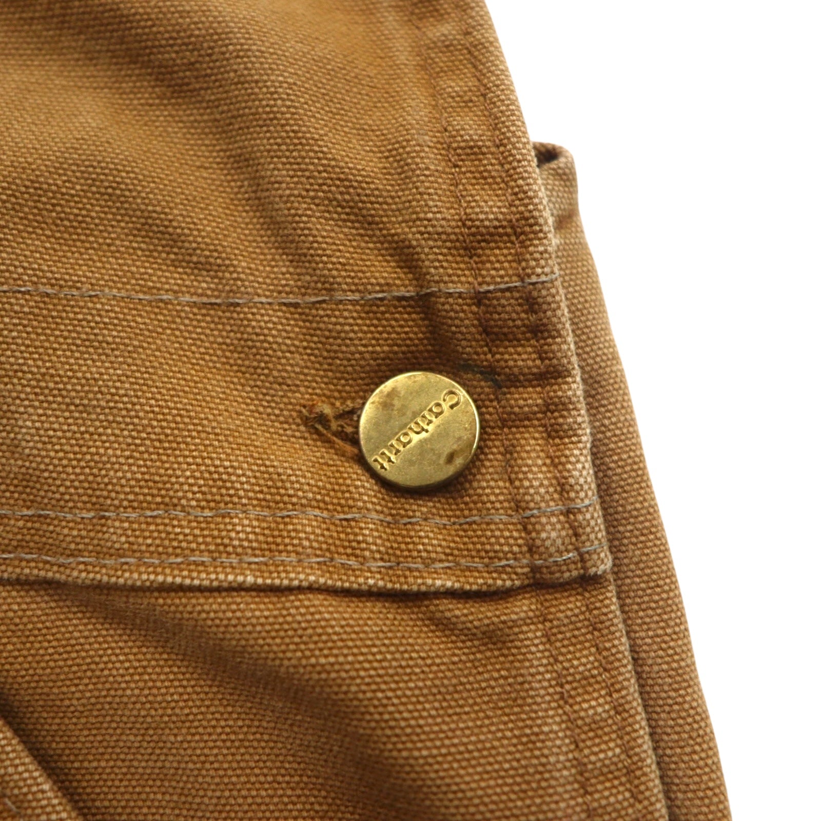 Carhartt Double Knee Duck Overalls XL Camel Brown Cotton – 日本然