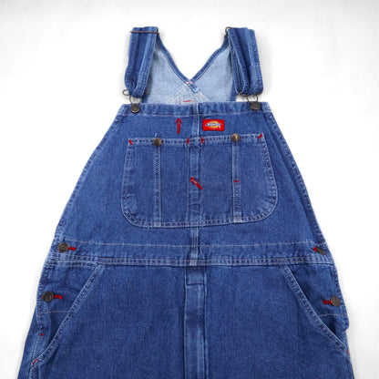 Dickies デニム オーバーオール ビブオーバーオール M インディゴ ブルー INDIGO BIB OVERALL STONEWASH 8396SNB メキシコ製 未使用品
